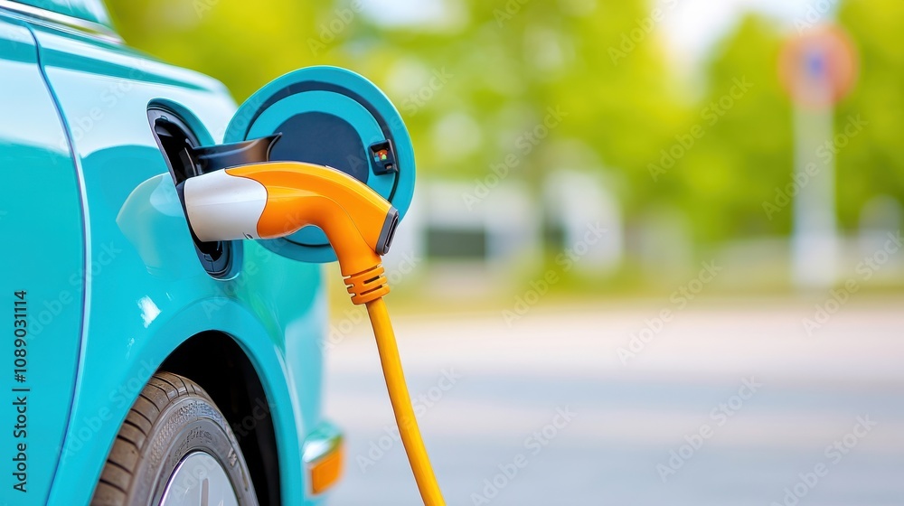 Electric Vehicle Charging with Connected Cable Electric Vehicle Charging with Connected Cable