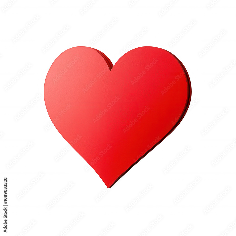 A vibrant red heart symbol representing love and affection in various cultures., isolated on a transparent background. A vibrant red heart symbol representing love and affection in various cultures., isolated on a transparent background.
