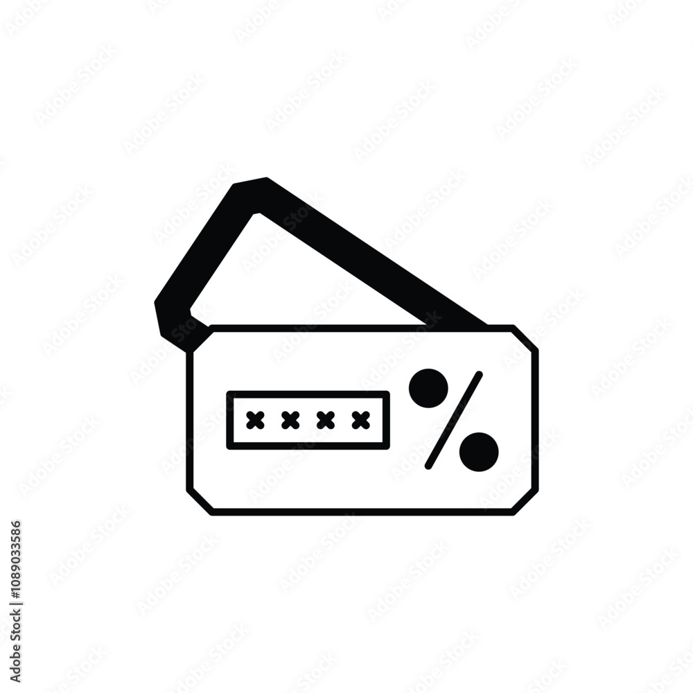 Coupon Code vector icon Coupon Code vector icon