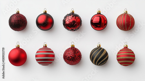 Festive Christmas ball. christmas balls on snow. christmas background with snowflakes and christmas balls, Red New Year's ball on the snow, christmas balls in the snow, Shiny Christmas Tree In Snow.