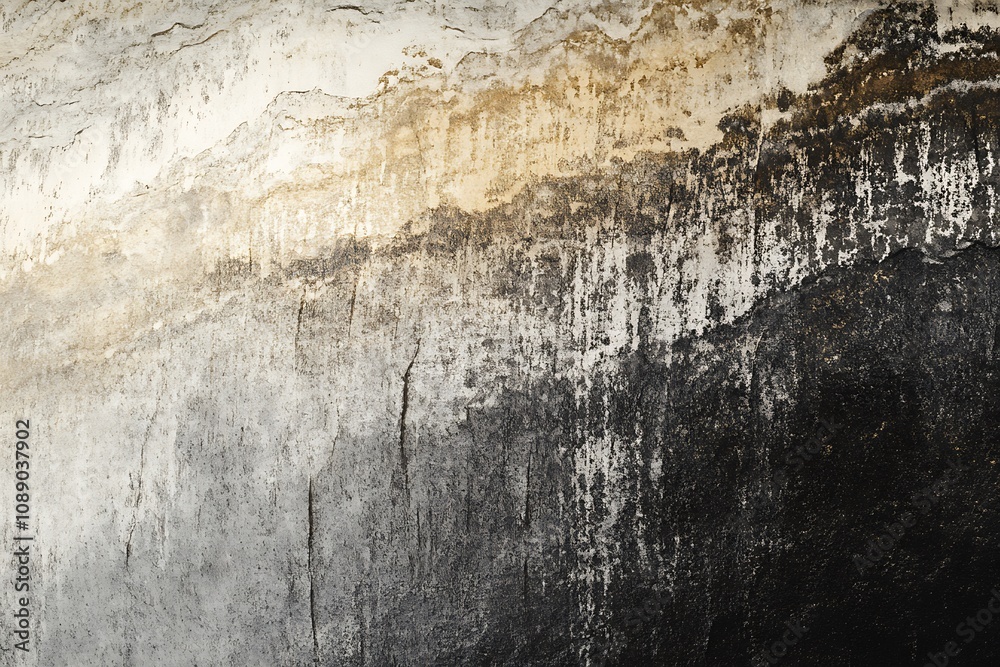 Obraz premium Abstract Grunge Wall Texture: Aged Concrete Background, Weathered Surface, Distressed Pattern, Vintage Design Element