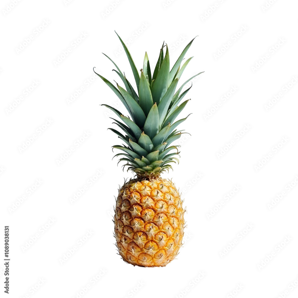 Pineapple Image Isolated With Transparent Background Pineapple Image Isolated With Transparent Background