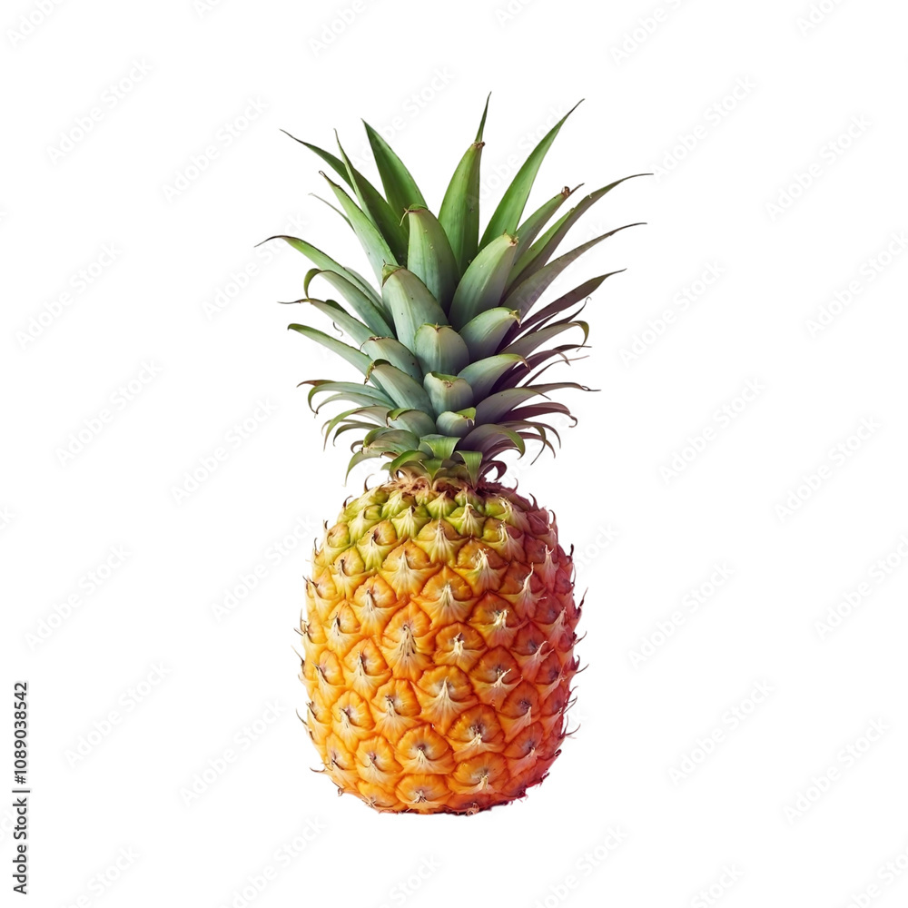 Pineapple Image Isolated With Transparent Background Pineapple Image Isolated With Transparent Background