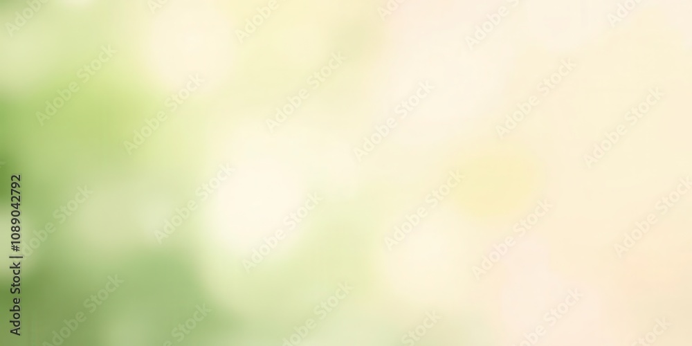 Obraz premium Soft, blurred pastel pink and green organic shapes and textures creating a dreamy and calming backdrop, green, calming, blurred