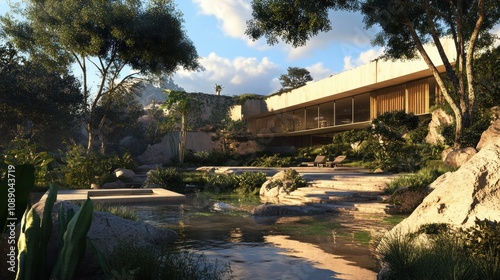 Modern House in Lush Surroundings