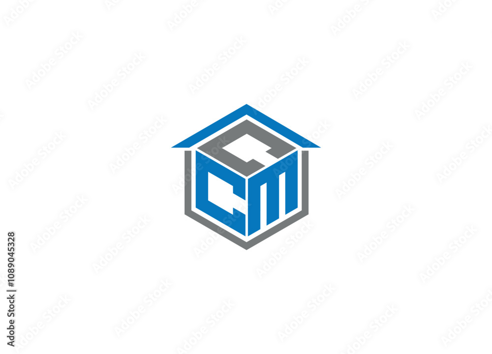 CCM logo design with vector icon template CCM logo design with vector icon template