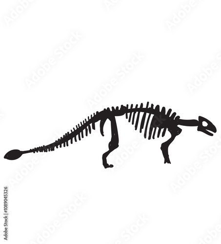 Dinosaur skeleton set diplodocus, triceratops, t-rex, stegosaurus, parasaurolophus etc.	