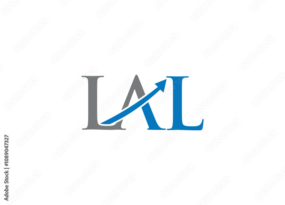Letter LAL logo design with vector icon template Letter LAL logo design with vector icon template