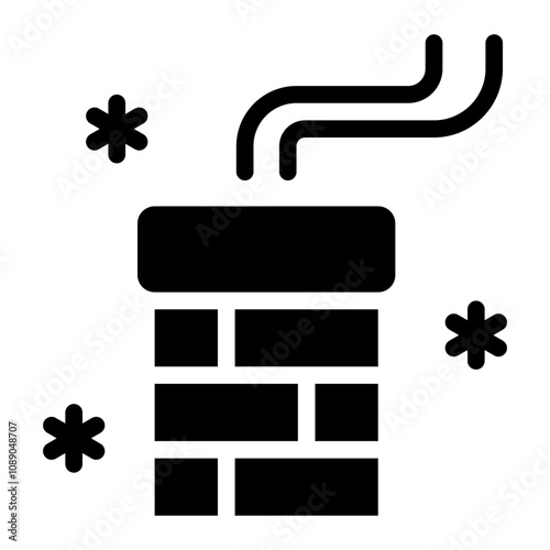 chimney glyph icon