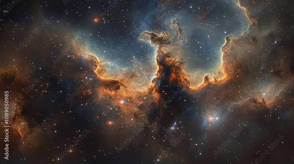 Fototapeta premium colorful and detailed backgrounds featuring cosmic nebulae and star clusters.