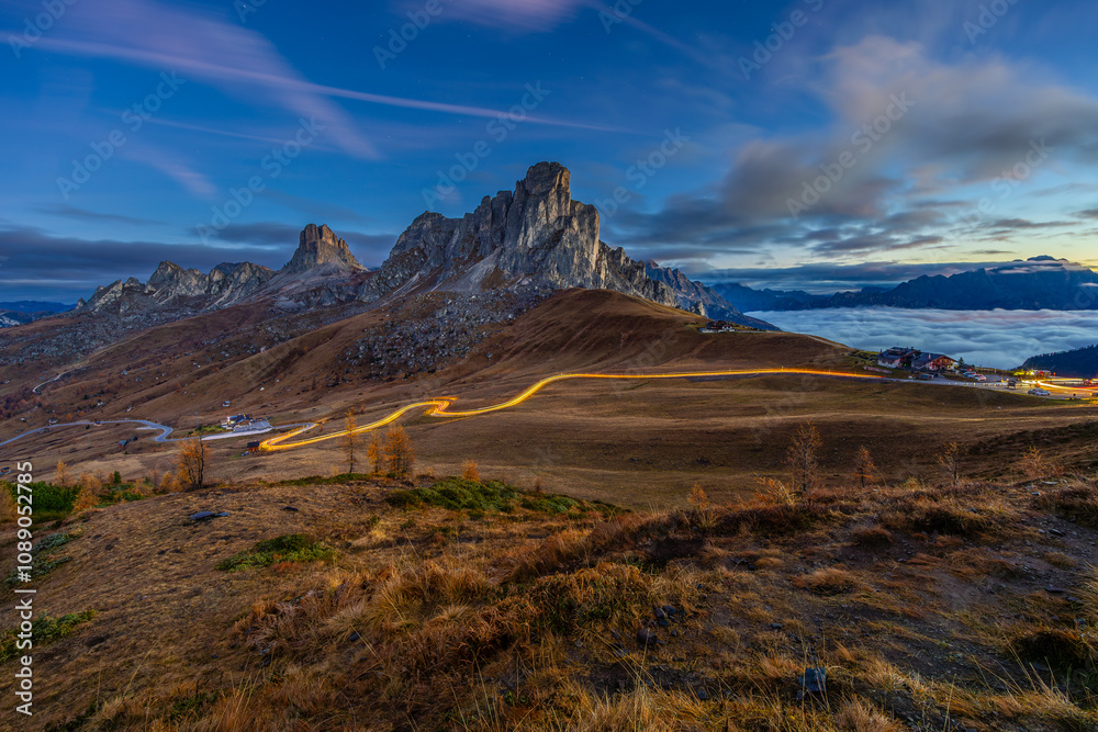 Fototapeta premium view on Passo di Giau ( Dolomites)