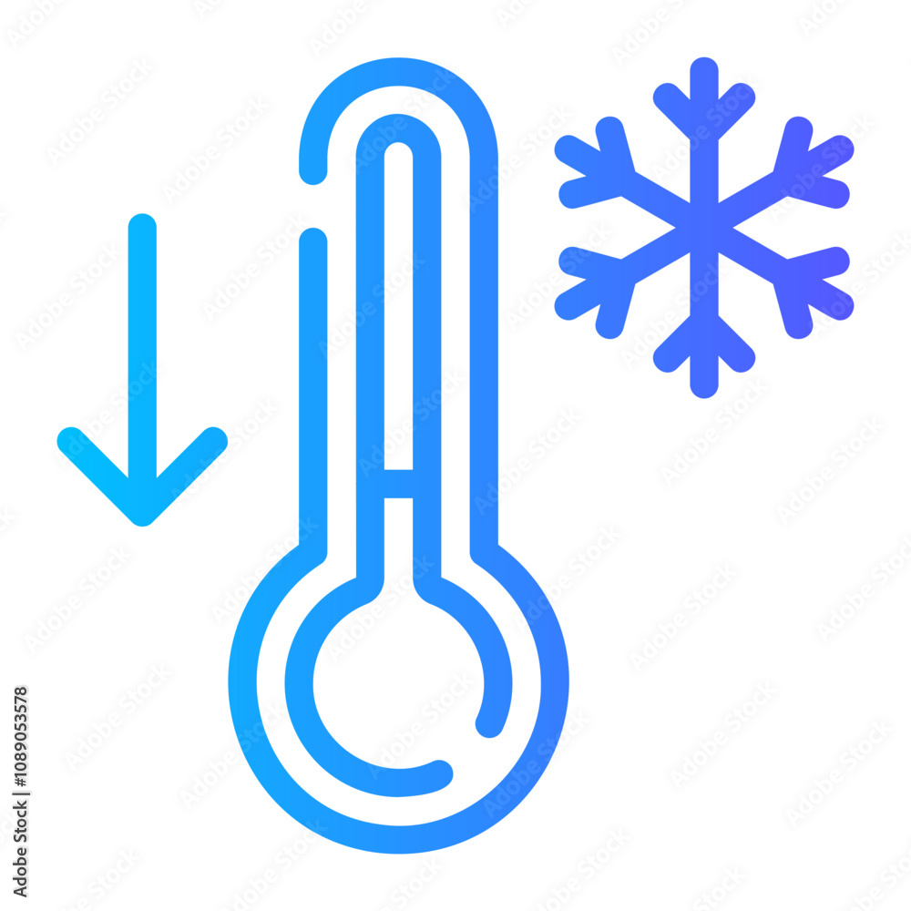 temperature gradient icon temperature gradient icon
