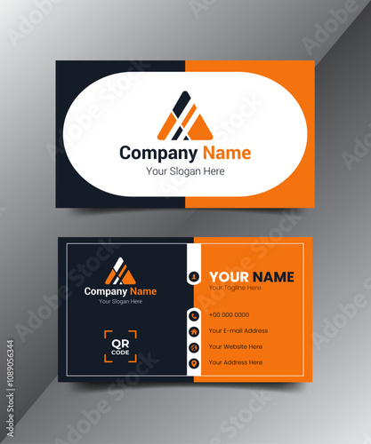 Modern creative professional, Modern Business Card Template Business Card Template, Personal Visiting Card Design, With Mock Up 2024  2000x2400px 11