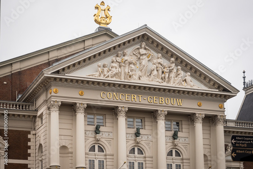 Concertgebouw concert hall in the center of Amsterdam 1