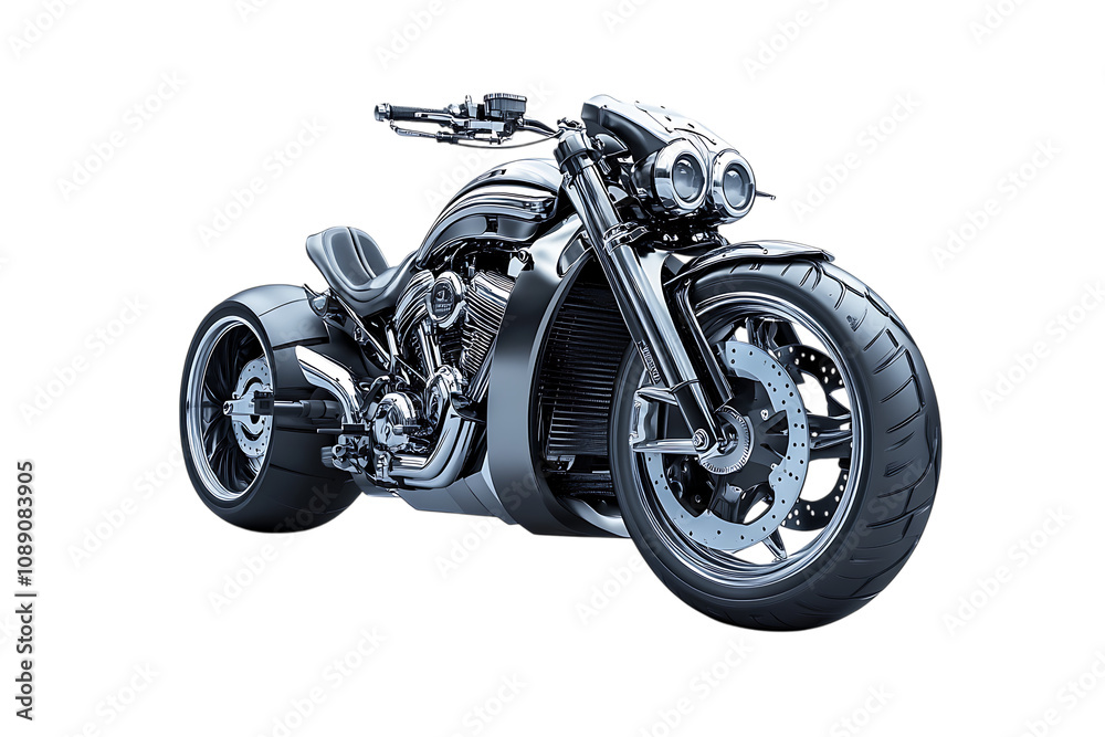 3D motorcycle mockup with dynamic design for high-performance motorbike, isolated on transparent. PNG. 3D motorcycle mockup with dynamic design for high-performance motorbike, isolated on transparent. PNG.