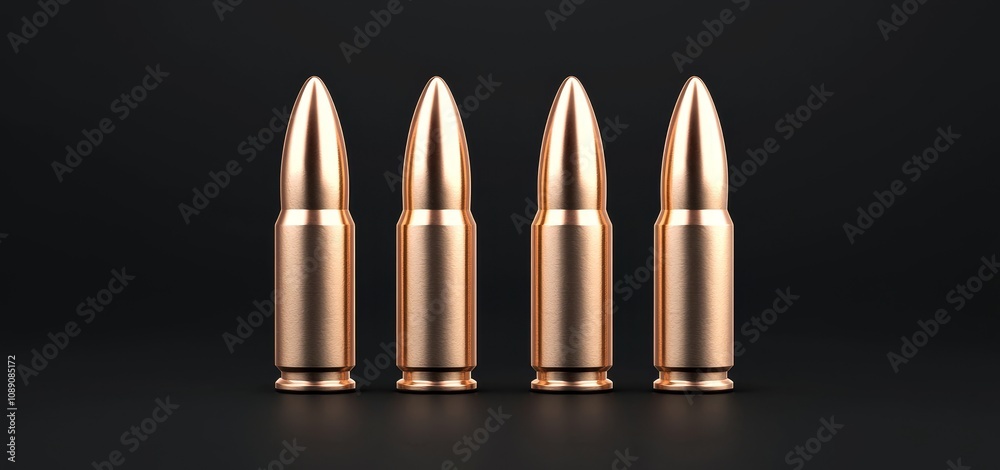 Gun bullet with orange smoke trail. Shot trace to target in motion. Isolated military ammunition with fast gunshot flight with flame. 3D rifle weapon projectile with a golden head. Gun bullet with orange smoke trail. Shot trace to target in motion. Isolated military ammunition with fast gunshot flight with flame. 3D rifle weapon projectile with a golden head.
