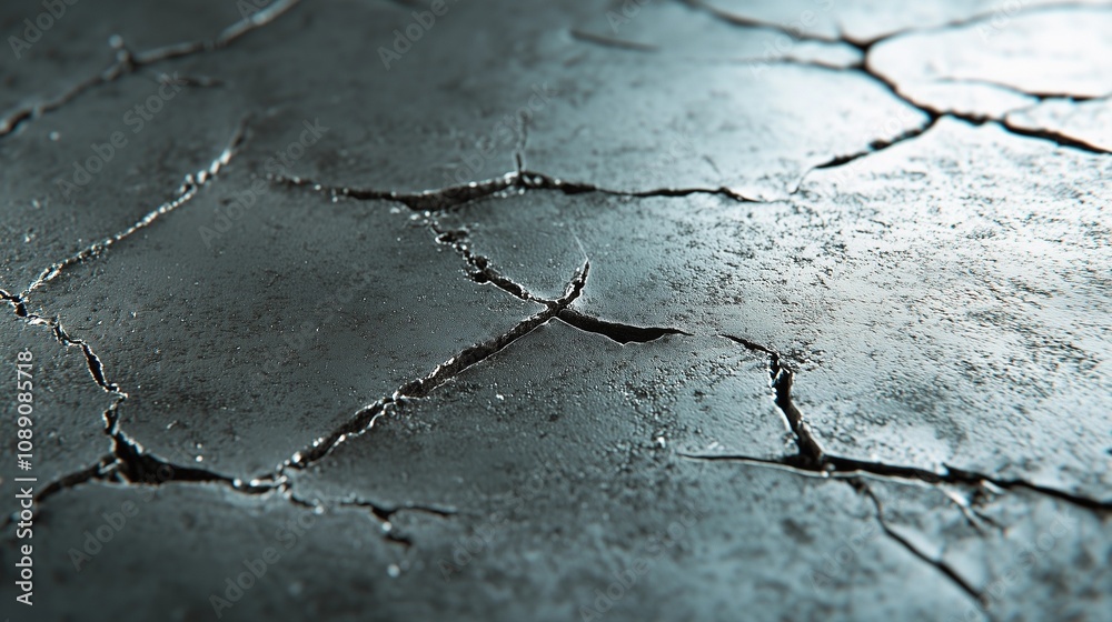 Obraz premium Scientific diagram illustrating the progressive stages of metal fatigue, showcasing microscopic cracks and material deformation.