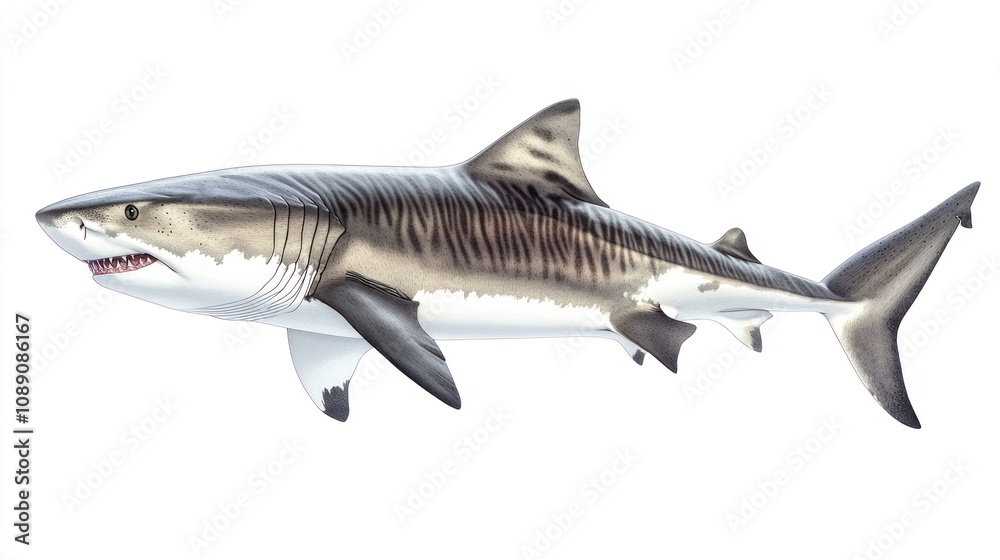 Tiger Shark Illustration Tiger Shark Illustration