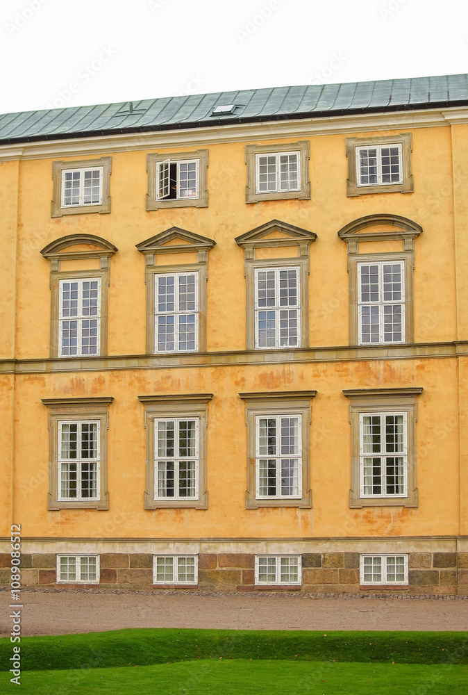 Beautiful architecture of Frederiksberg Slot in Copenhagen. Beautiful architecture of Frederiksberg Slot in Copenhagen.