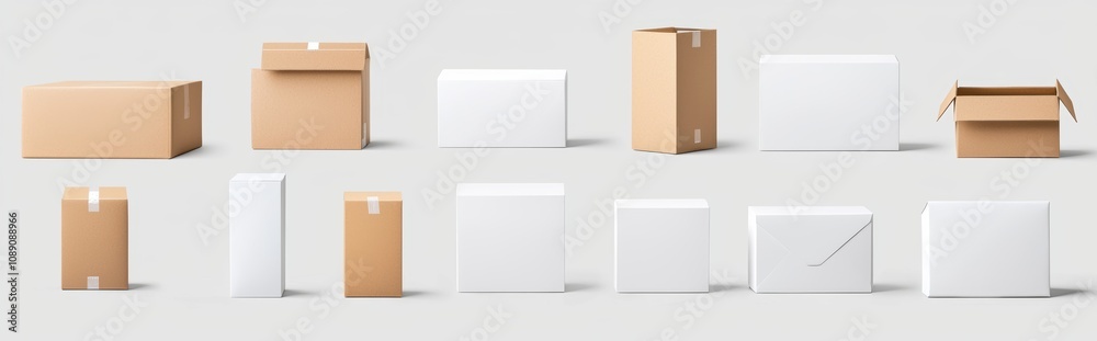 Various mockups of milk or juice cartons isolated on transparent background. Graphian illustration of modern cardboard packaging for drinks. Blank space for branding. Various mockups of milk or juice cartons isolated on transparent background. Graphian illustration of modern cardboard packaging for drinks. Blank space for branding.