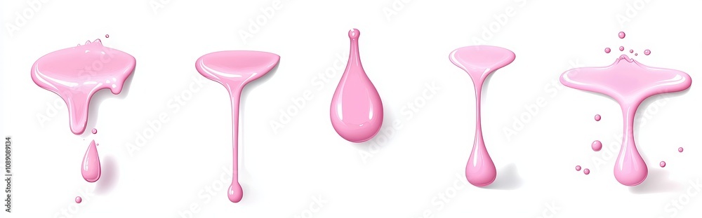 Floating pink bubble with a collagen water ball. Liquid jelly circle droplet with an oil texture. Clear strawberry serum swatch for young skin. Hyaluron cosmetic essence orb. Floating pink bubble with a collagen water ball. Liquid jelly circle droplet with an oil texture. Clear strawberry serum swatch for young skin. Hyaluron cosmetic essence orb.
