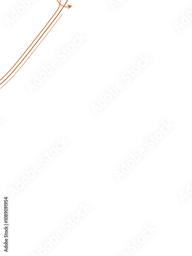 linear movements of the pattern on a white background