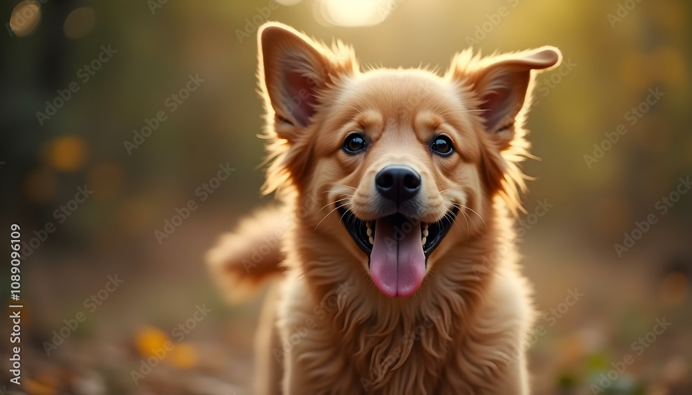 Perro feliz con una expresión de alegría, mostrando su lealtad y ternura. Perro feliz con una expresión de alegría, mostrando su lealtad y ternura.