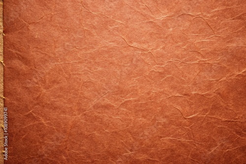 Wallpaper Mural Flat background of textured paper in warm reddish-brown color with a subtle sheen, natural fiber paper, tactile surface Torontodigital.ca