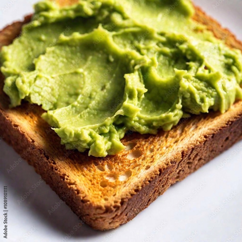 Medium Close Up with Soft Focus: Capture a medium close-up of a freshly toasted slice of bread with a spread of avocado or jam. Use soft focus to create a cozy, appealing look, emphasizing the texture Medium Close Up with Soft Focus: Capture a medium close-up of a freshly toasted slice of bread with a spread of avocado or jam. Use soft focus to create a cozy, appealing look, emphasizing the texture