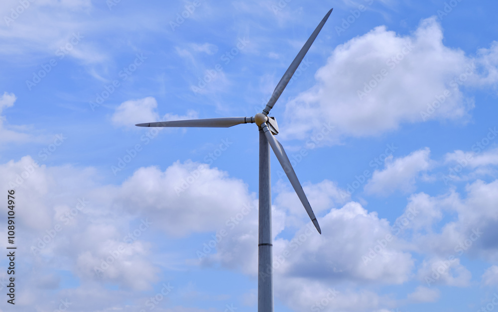 wind turbines generating electricity in power station green energy renewable with blue sky background wind turbines generating electricity in power station green energy renewable with blue sky background