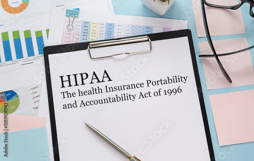 Paper with HIPAA The Health Insurance Portability and Accountability Act of 1996