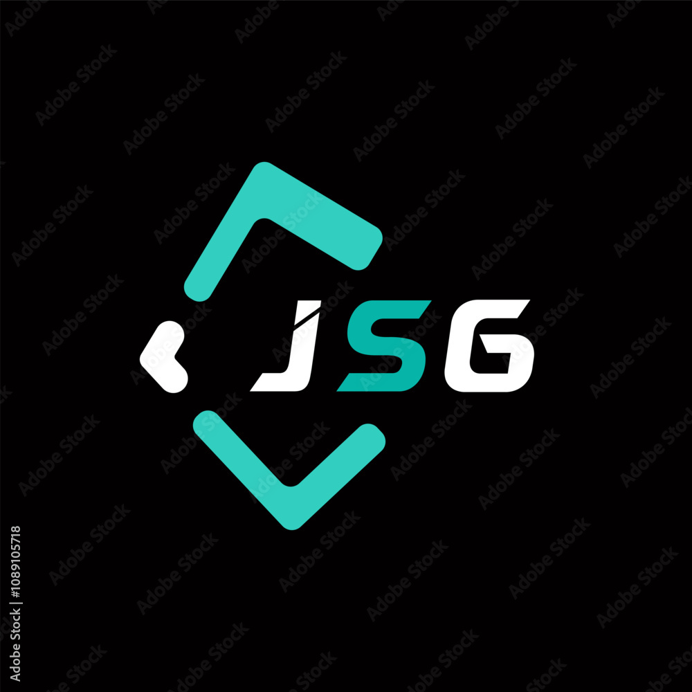 JSG creative minimalist letter logo. JSG unique vector initials alphabet letter logo design JSG creative minimalist letter logo. JSG unique vector initials alphabet letter logo design