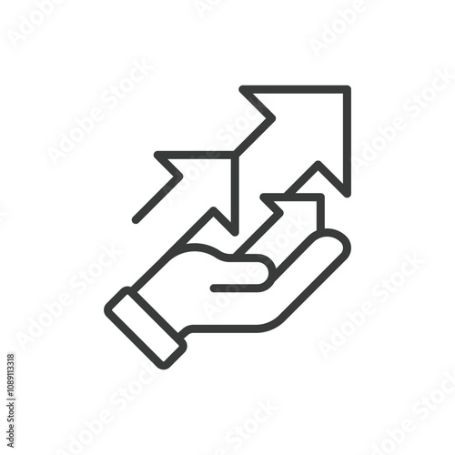 WebHelp with project launch, icon in line design. Help, project, launch, support, assistance, teamwork, planning on white background vector. Help with project launch editable stroke icon