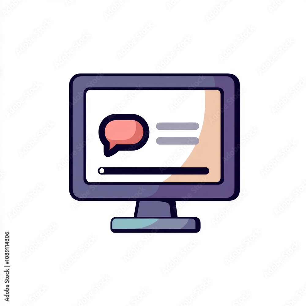 Message bubble balloon vector illustration. Message bubble balloon vector illustration.