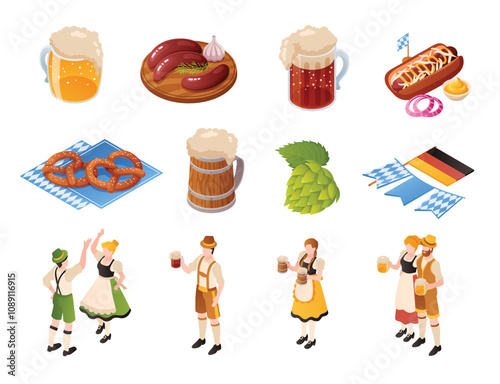 Oktoberfest Celebration Elements