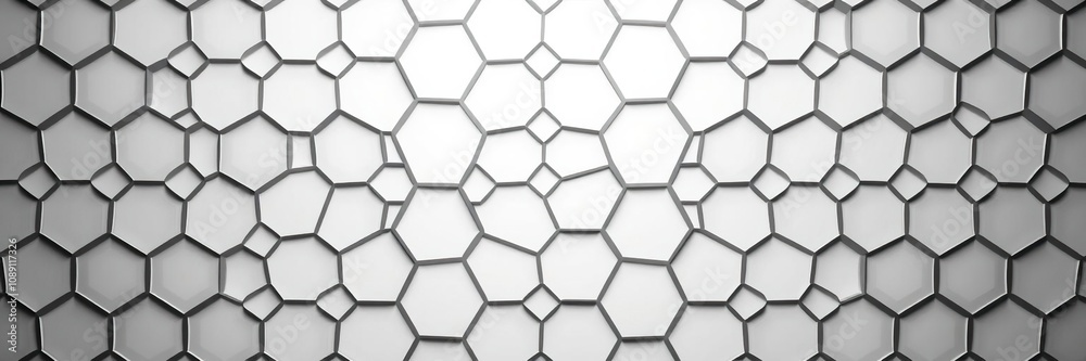A stunning geometric pattern featuring interlocking hexagons in various shapes and sizes creates a unique and eye-catching design, design, eye-catching, contemporary A stunning geometric pattern featuring interlocking hexagons in various shapes and sizes creates a unique and eye-catching design, design, eye-catching, contemporary