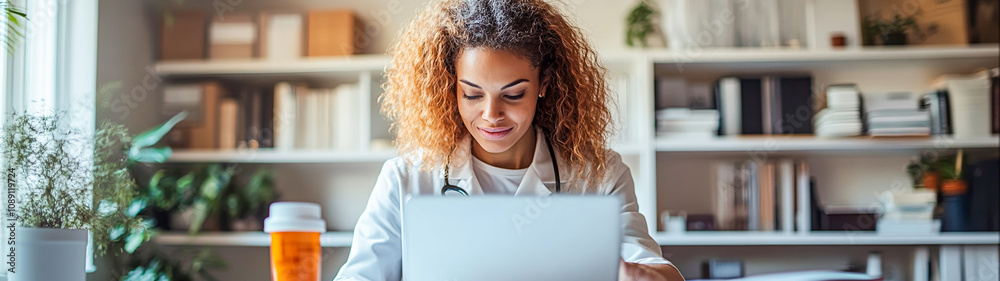 Integrating Diabetes Management into Daily Work Life - Professional Checking Blood Glucose Levels at Desk Integrating Diabetes Management into Daily Work Life - Professional Checking Blood Glucose Levels at Desk