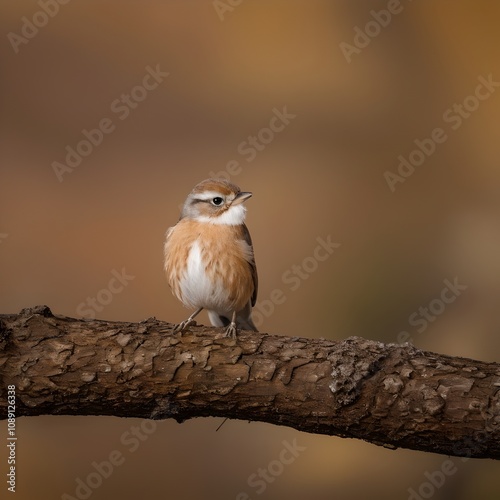 a bird is perched on a branch with a blurry background