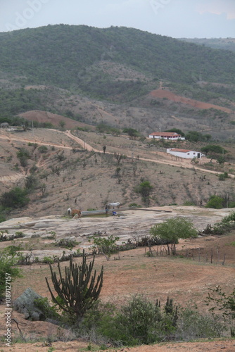 vista a partir da pedra da macambina, araruna, paraíba photo