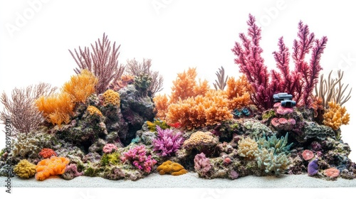 Wallpaper Mural Vibrant Coral Reef Aquarium Torontodigital.ca