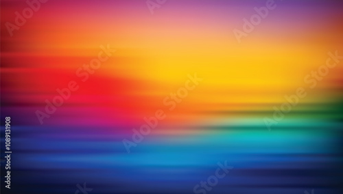 Abstract blurred gradient background in bright colors. Colorful smooth