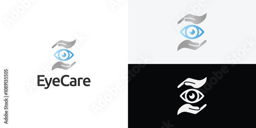 Eye Care, eye clinic Logo Design Template.
