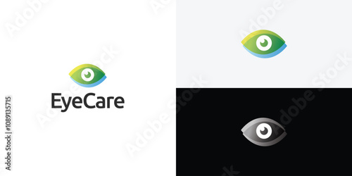 Eye Care, eye clinic Logo Design Template.