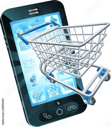 Shopping cart mobile phone