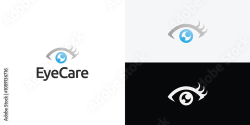 Eye Care, eye clinic Logo Design Template.