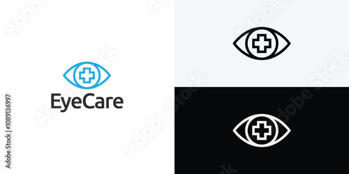 Eye Care, eye clinic Logo Design Template.