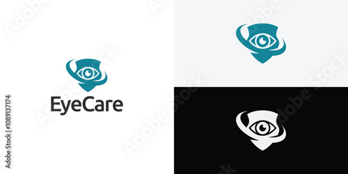 Eye Care, eye clinic Logo Design Template.