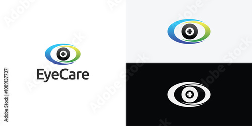 Eye Care, eye clinic Logo Design Template.