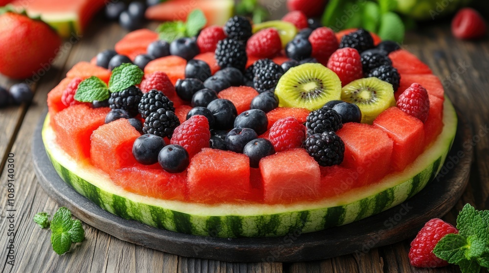 Watermelon Fruit Salad Recipe: Summery and Refreshing Watermelon Fruit Salad Recipe: Summery and Refreshing