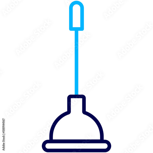 Plunger Outline Color icon